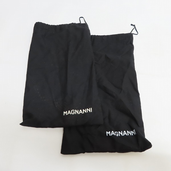 実際に弊社で買取させて頂いたMAGNANNI/マグナーニ 編み込みスウェードモンクシューズ/16858/42の画像 9枚目