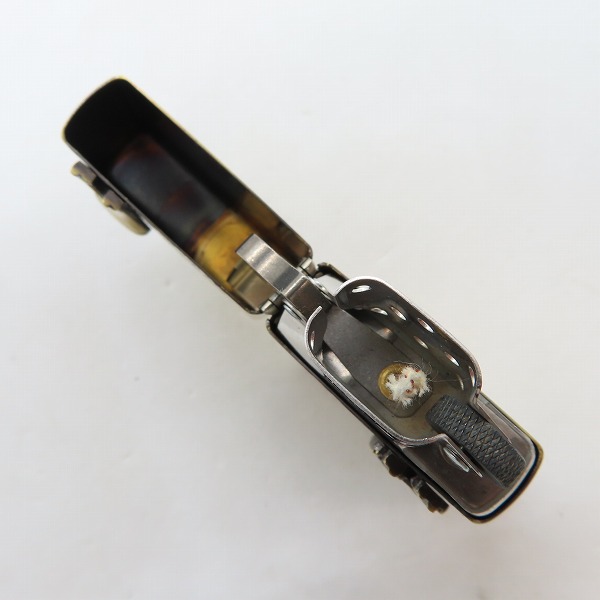 実際に弊社で買取させて頂いたZIPPO/ジッポー レギュラー 真鍮 立体/彫刻デザイン JAZZ トランペット 01年製の画像 4枚目