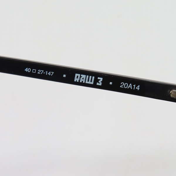 実際に弊社で買取させて頂いたANNE ET VALENTIN/アンバレンタイン メガネフレーム RAW3 20A14の画像 6枚目