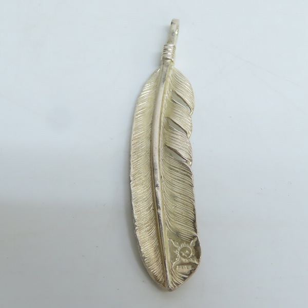 実際に弊社で買取させて頂いた(1)FIRST ARROWS/ファーストアローズ フェザー ペンダント 左向き P-001Lの画像 2枚目