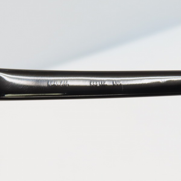 実際に弊社で買取させて頂いた999.9/フォーナインズ ハーフリム メガネ/眼鏡フレーム ブラック NPN-910の画像 5枚目