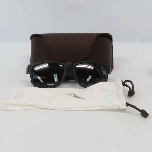 実際に弊社で買取させて頂いた999.9/フォーナインズ feelsun 偏光レンズ 度入り サングラス/アイウエア ブラック F-15SPの画像 9枚目