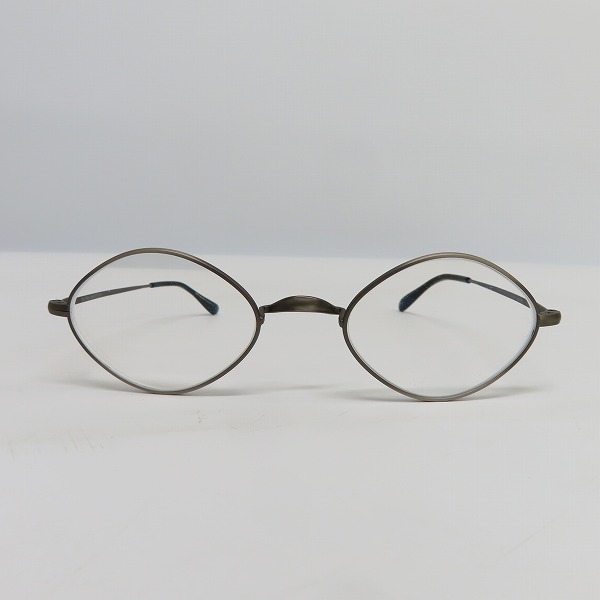 実際に弊社で買取させて頂いたOLIVER GOLDSMITH/オリバーゴールドスミス Diamond/ダイヤモンド メガネフレーム Antique Silverの画像 1枚目