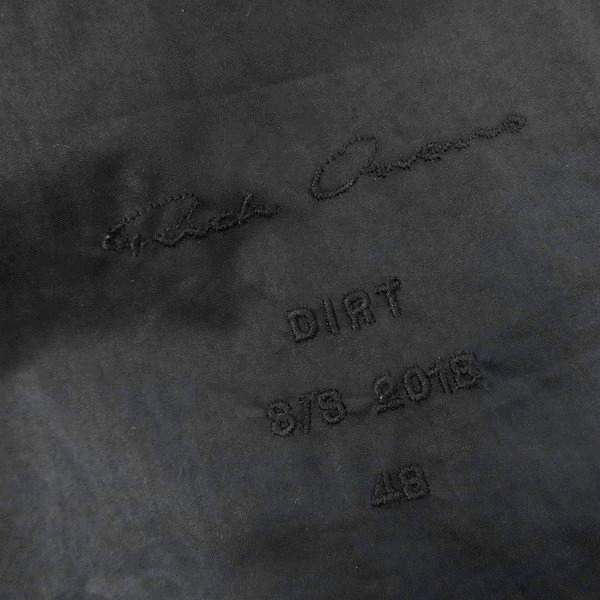 実際に弊社で買取させて頂いたRick Owens/リックオウエンス 18SS レザージャケット  RU18S5762-LCW/48の画像 2枚目