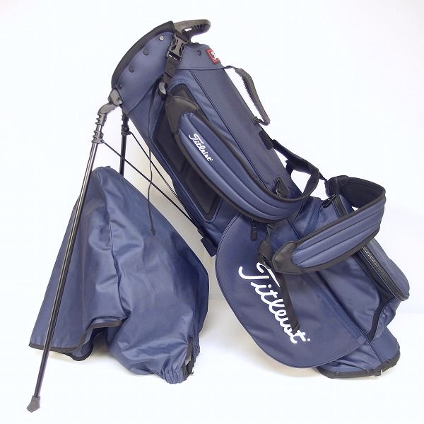 実際に弊社で買取させて頂いたTitleist/タイトリスト Players 4/プレイヤーズ4 TB21SX4 NV スタンドキャディバッグ ネイビーの画像 1枚目