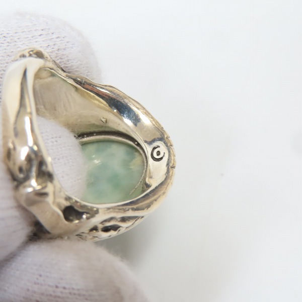 実際に弊社で買取させて頂いたALEX STREETER/アレックスストリーター エンジェルハートリング JADE 翡翠/ヒスイ/18.5号の画像 6枚目