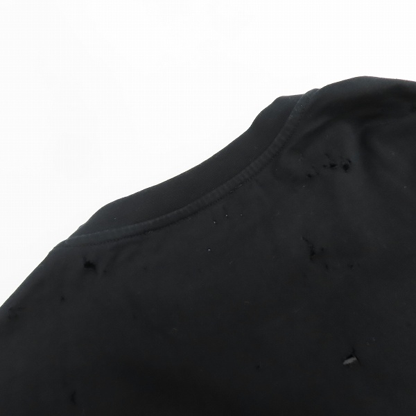 実際に弊社で買取させて頂いた【JPタグ】GIVENCHY/ジバンシィ デストロイ加工ロゴプリント半袖Tシャツ BW700D3015/XSの画像 8枚目