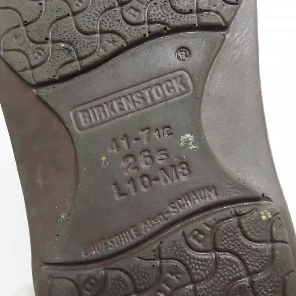 実際に弊社で買取させて頂いたBIRKENSTOCK/ビルケンシュトック PASADENA パサデナ シューズ/41の画像 6枚目