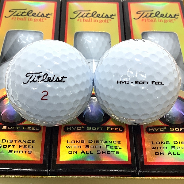 実際に弊社で買取させて頂いた【未使用】Titleist/タイトリスト HVC SOFT FEEL ゴルフボール ホワイト 1ダースの画像 1枚目