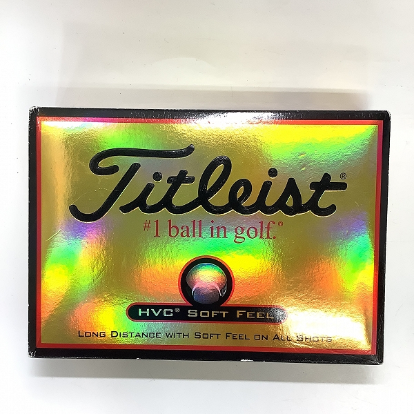 実際に弊社で買取させて頂いた【未使用】Titleist/タイトリスト HVC SOFT FEEL ゴルフボール ホワイト 1ダースの画像 2枚目