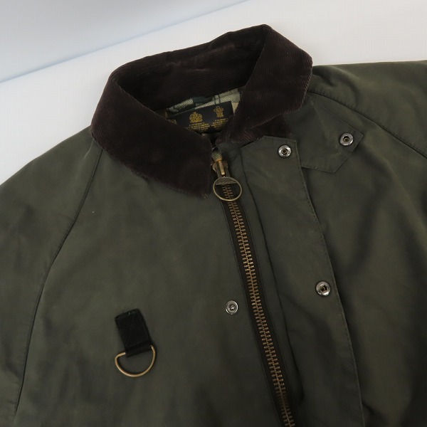 実際に弊社で買取させて頂いたBarbour/バブアー STANDEN/スタンデン Spey/スペイ フィッシング オイルドジャケット/XLの画像 6枚目