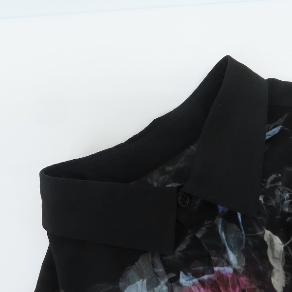 実際に弊社で買取させて頂いたLAD MUSICIAN/ラッドミュージシャン フラワー プリント ビッグシャツ/42の画像 5枚目