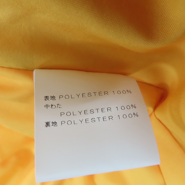 実際に弊社で買取させて頂いたCALEE/キャリー 中綿ジャケット ブラック/XLの画像 3枚目