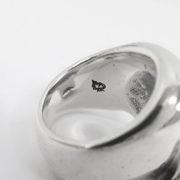 実際に弊社で買取させて頂いたTHIRTEEN DESIGNS/サーティーンデザインズ スカルリング 19号の画像 7枚目