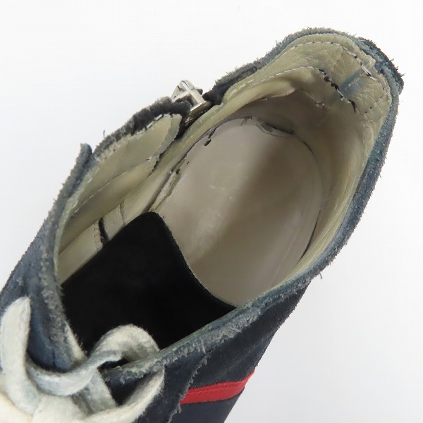 実際に弊社で買取させて頂いたHYDROGEN/ハイドロゲン ミドルカットスニーカー サイドジップ/40の画像 4枚目