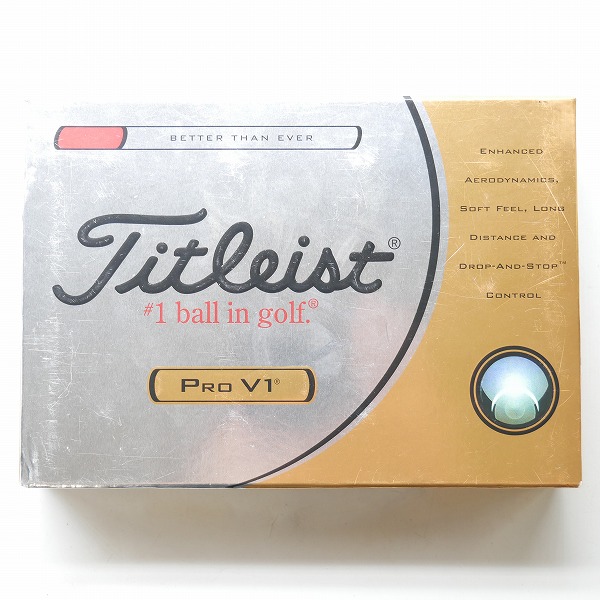 実際に弊社で買取させて頂いた(1)【未使用】Titleist/タイトリスト PRO V1 ゴルフボール 1ダースの画像 2枚目