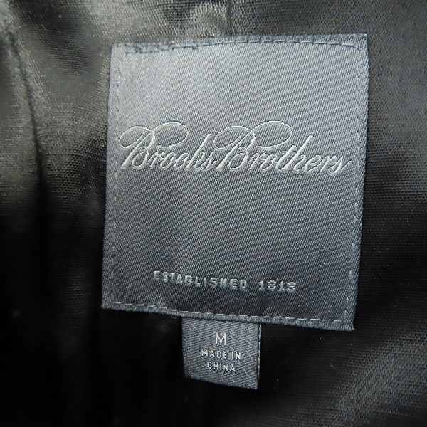 実際に弊社で買取させて頂いたBROOKS BROTHERS/ブルックスブラザーズ レザー ロングコート/Mの画像 2枚目