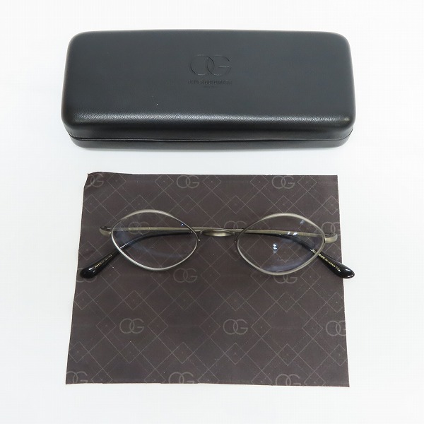 実際に弊社で買取させて頂いたOLIVER GOLDSMITH/オリバーゴールドスミス Diamond/ダイヤモンド メガネフレーム Antique Silverの画像 9枚目