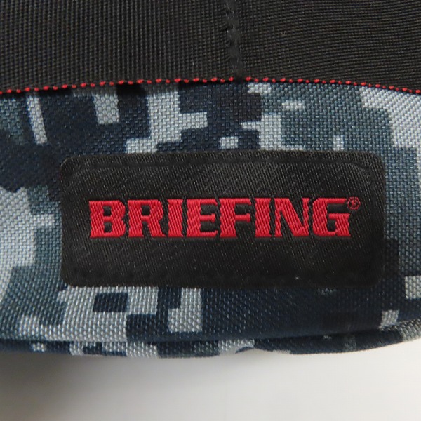 実際に弊社で買取させて頂いたBRIEFING/ブリーフィング 迷彩 カモ ポーチ セカンドバッグの画像 5枚目