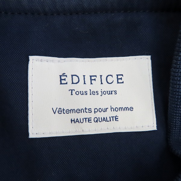 実際に弊社で買取させて頂いたEDIFICE/エディフィス ナイロン ジップアップ ブルゾン/44の画像 2枚目