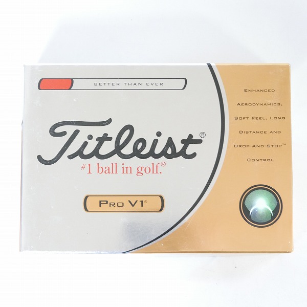 実際に弊社で買取させて頂いた(2)【未使用】Titleist/タイトリスト PRO V1 ゴルフボール 1ダースの画像 2枚目