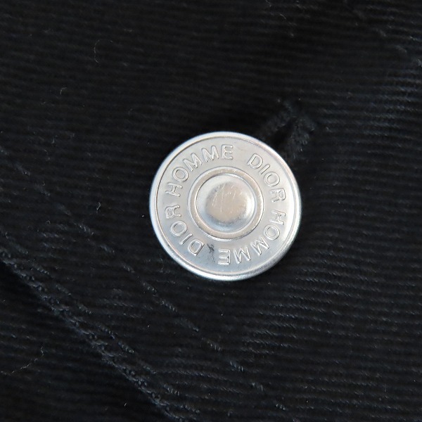 実際に弊社で買取させて頂いた【JPタグ】Dior homme/ディオールオム 17SS デストロイ ダメージ加工 デニムジャケット 763C437T003X/44の画像 7枚目
