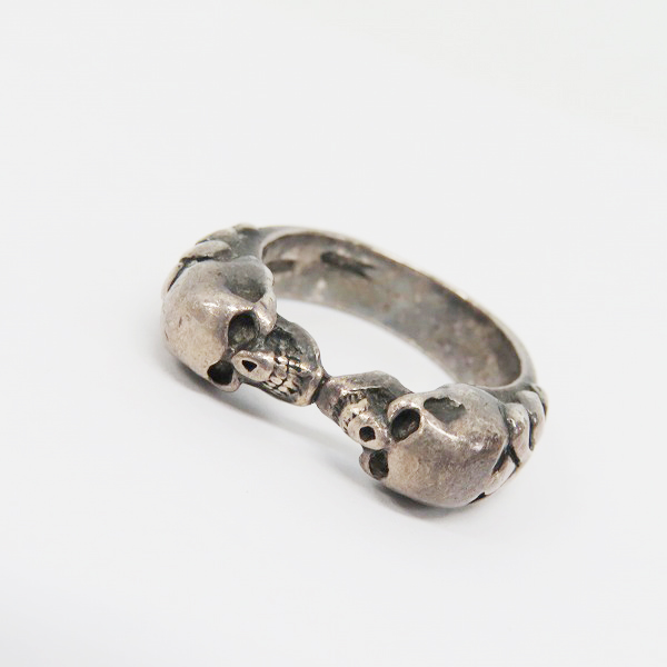 実際に弊社で買取させて頂いたCRAZY PIG/クレイジーピッグ ツインスカルリング 16.5号