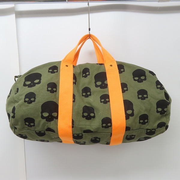 実際に弊社で買取させて頂いたHYDROGEN/ハイドロゲン スカル総柄 ボストンバッグ