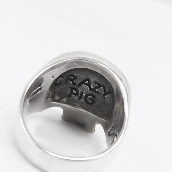 実際に弊社で買取させて頂いたCRAZY PIG/クレイジーピッグ EVIL SKULL エビル スカルリング 18号の画像 7枚目