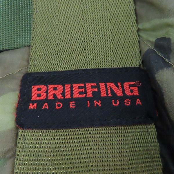 実際に弊社で買取させて頂いたBRIEFING/ブリーフィング BACKET TOTE PONCHO バケットトート ポンチョ の画像 4枚目