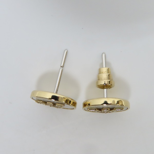 実際に弊社で買取させて頂いたEMPORIO ARMANI/エンポリオアルマーニ EA ロゴ ピアスの画像 2枚目