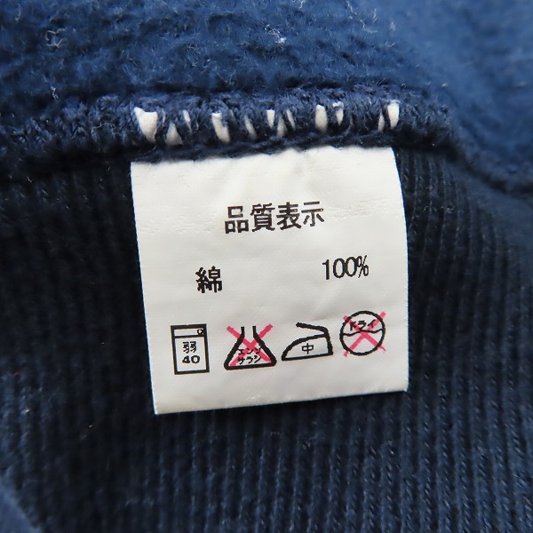 実際に弊社で買取させて頂いたTHE FLAT HEAD/フラットヘッド プリント ジップアップパーカー Lの画像 3枚目