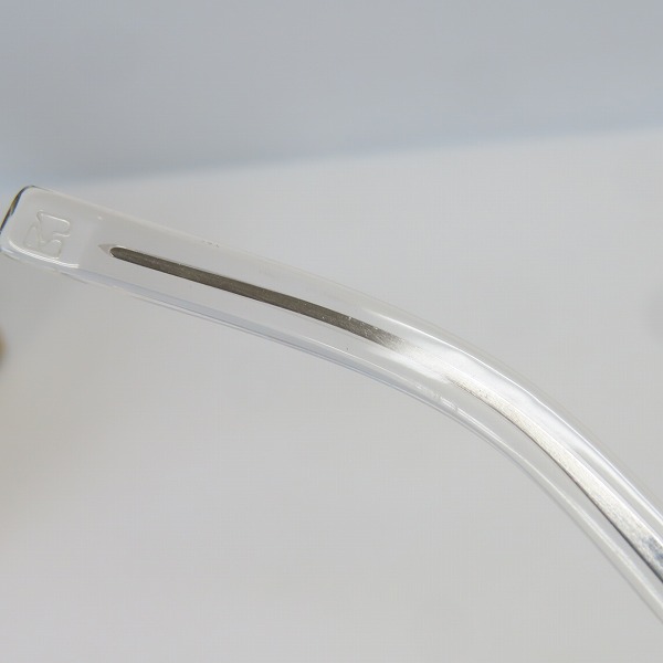 実際に弊社で買取させて頂いたic! berlin/アイシーベルリン harmonic oscillator メタル/セル 眼鏡/メガネフレーム/アイウェア クリアの画像 8枚目