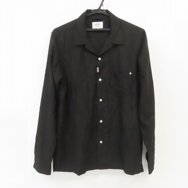 実際に弊社で買取させて頂いたTHE CRIMIE/クライミー 長袖ボタンシャツ ブラック/L