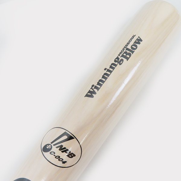 実際に弊社で買取させて頂いた【未開封】HI-GOLD/ハイゴールド winning blow 硬式用 木製バット C-004の画像 1枚目