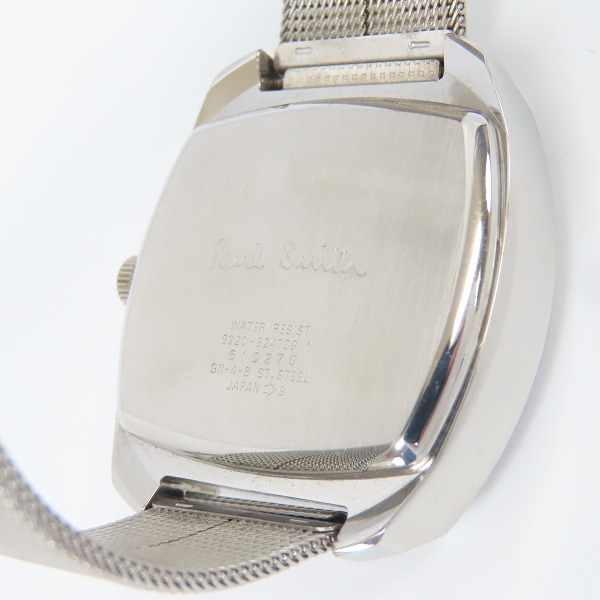 実際に弊社で買取させて頂いたPaul Smith/ポールスミス AUTOMATATIC 自動巻き アナログ腕時計/8220-824709の画像 3枚目