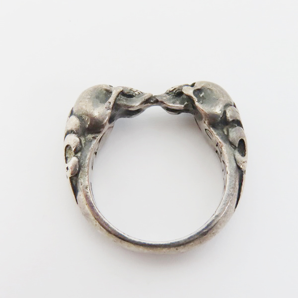 実際に弊社で買取させて頂いたCRAZY PIG/クレイジーピッグ ツインスカルリング 16.5号の画像 5枚目