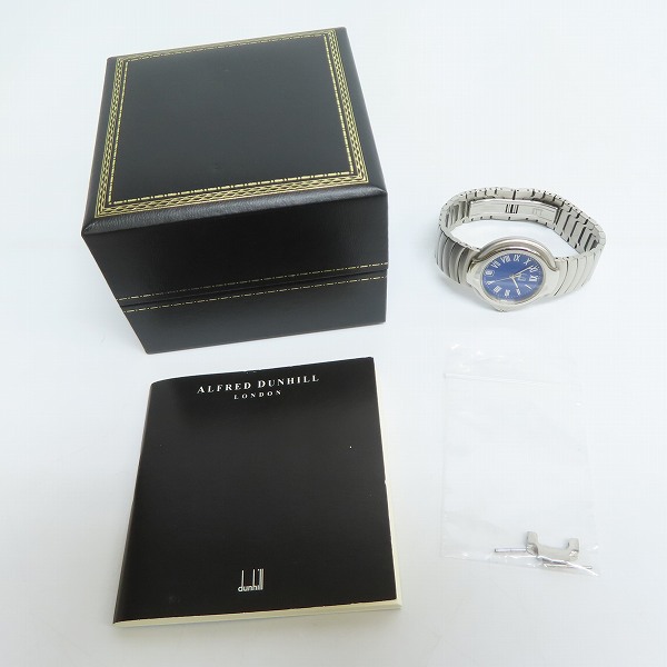 実際に弊社で買取させて頂いたdunhill/ダンヒル  ニューミレニアム 8001 クオーツ腕時計【動作未確認】の画像 7枚目