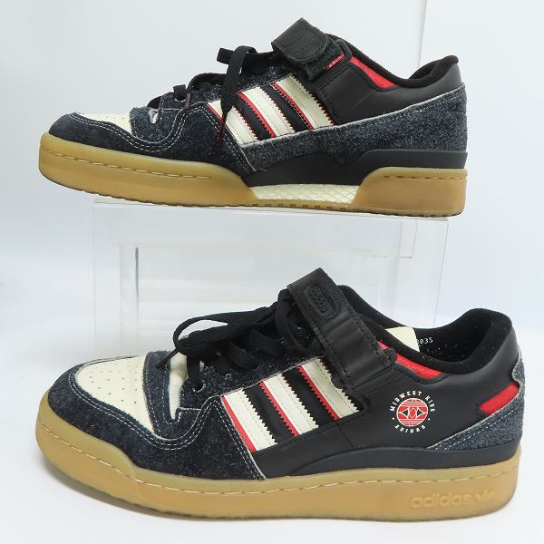 実際に弊社で買取させて頂いたadidas/アディダス Forum 84 Lo Midwest Kids Black Gum フォーム ミッドウエスト キッズ GW0035/27.5の画像 3枚目