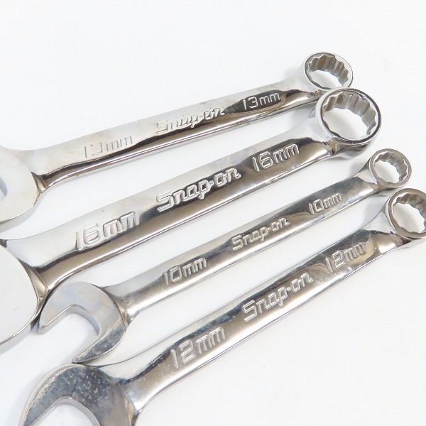 実際に弊社で買取させて頂いたSnap-on/スナップオン 12角/10～19mm ショートコンビネーションレンチ OEXM10B～OEXM19B 10本セットの画像 3枚目