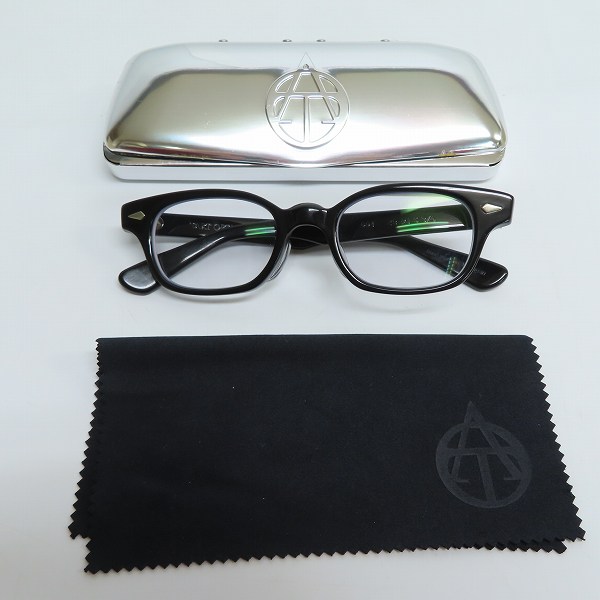 実際に弊社で買取させて頂いたTART OPTICAL/タートオプティカル ARNEL EX-MAN/アーネル 眼鏡/メガネフレーム 48-21 5 3/4の画像 9枚目