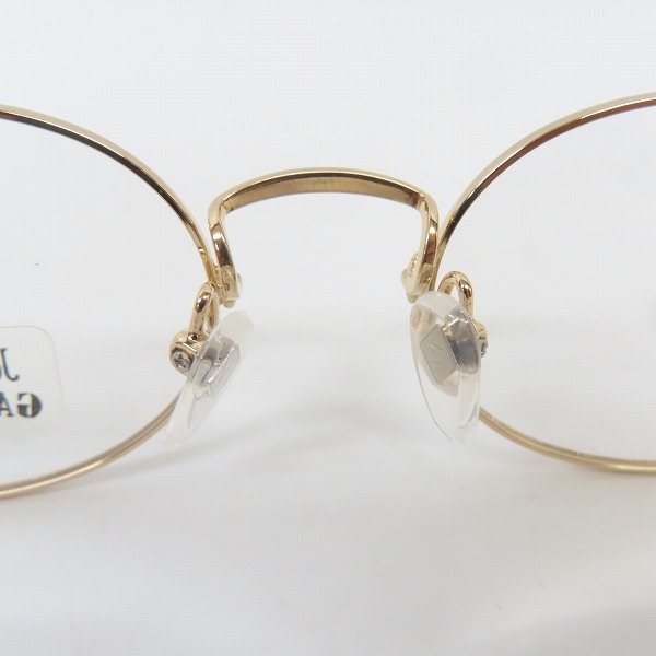実際に弊社で買取させて頂いたJean Paul GAULTIER/ジャンポールゴルチエ メガネフレーム ゴールド 55-6101の画像 4枚目
