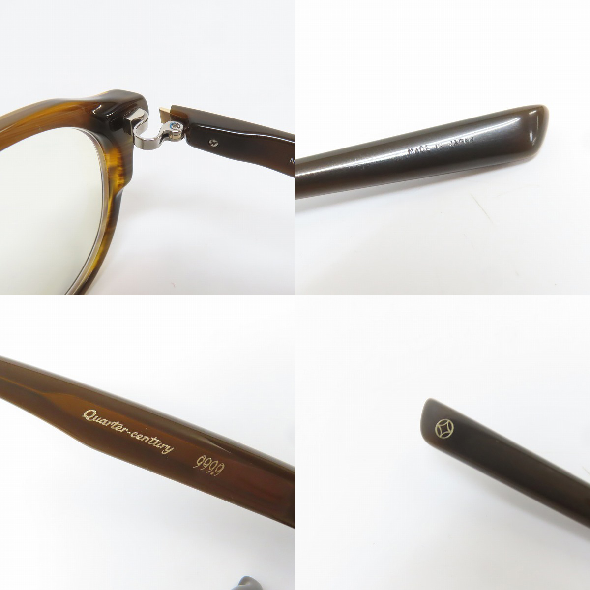 実際に弊社で買取させて頂いた999.9/フォーナインズ ネオプラスチックフレーム 度入り アイウエア/メガネフレーム NP-47の画像 6枚目