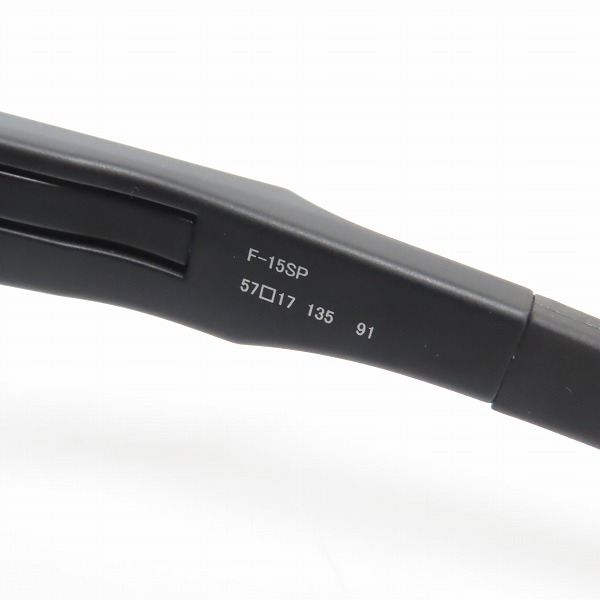 実際に弊社で買取させて頂いた999.9/フォーナインズ feelsun 偏光レンズ 度入り サングラス/アイウエア ブラック F-15SPの画像 6枚目