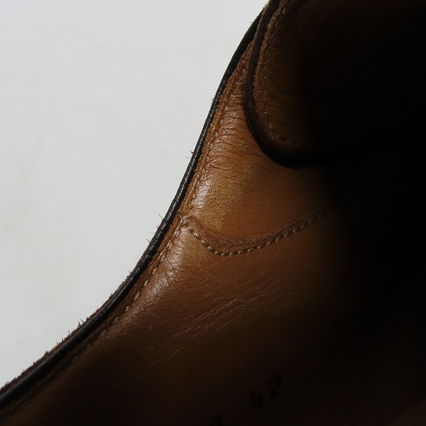 実際に弊社で買取させて頂いたMAGNANNI/マグナーニ 編み込みスウェードモンクシューズ/16858/42の画像 7枚目