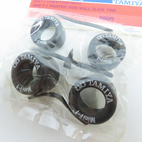 実際に弊社で買取させて頂いた(1)【未開封】TAMIYA/タミヤ 限定商品 ミニ F-1/ミニF プリント スリックタイヤの画像 3枚目