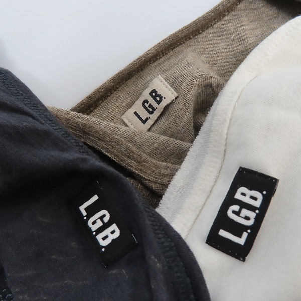 実際に弊社で買取させて頂いた【おまとめ】LGB/ルグランブルー プリント等 長袖 Tシャツ/カットソーの画像 4枚目