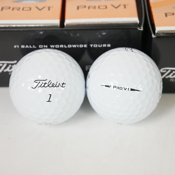 実際に弊社で買取させて頂いた【未使用/オウンネーム】Titleist/タイトリスト PRO V1 ユニバーサルスタジオジャパン ゴルフボール 18球の画像 1枚目