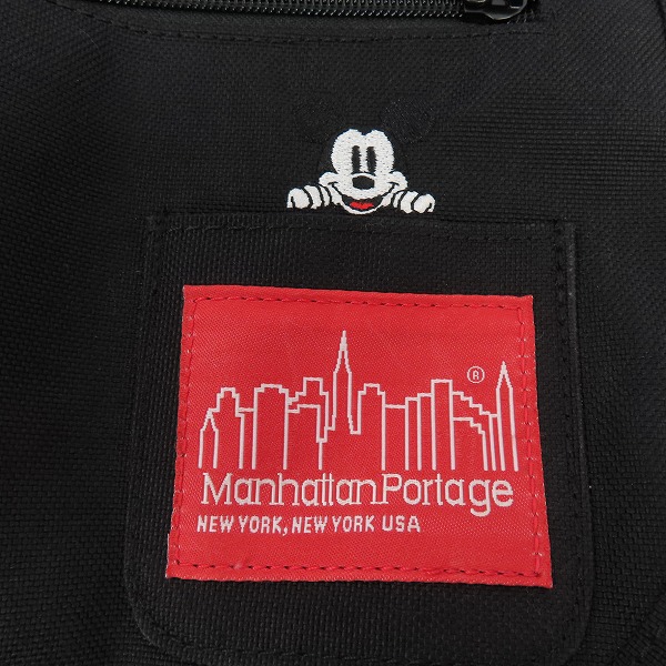 実際に弊社で買取させて頂いたManhattan Portage/マンハッタンポーテージ ミッキー メッセンジャーバッグの画像 4枚目