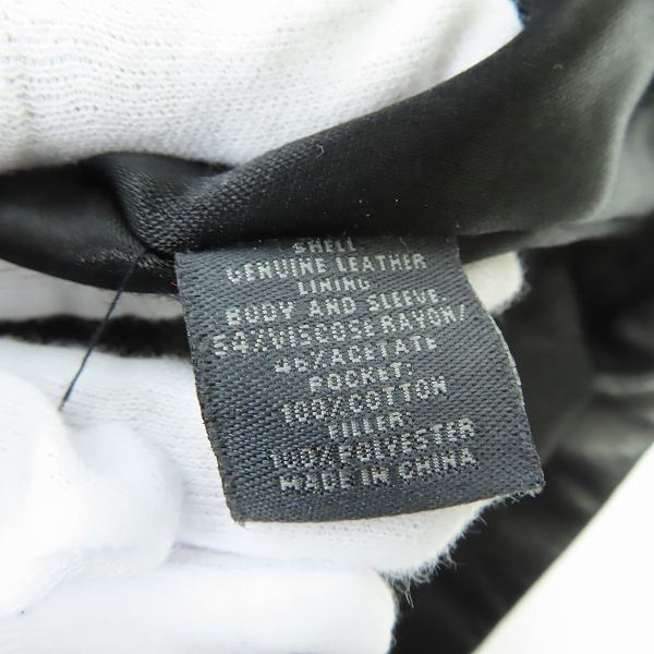 実際に弊社で買取させて頂いたBROOKS BROTHERS/ブルックスブラザーズ レザー ロングコート/Mの画像 4枚目